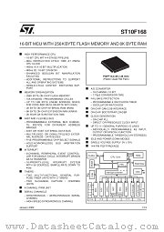 ST10F168 datasheet pdf SGS Thomson Microelectronics