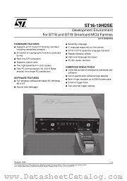 ST16HDSE datasheet pdf SGS Thomson Microelectronics