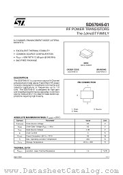 SD57045-01 datasheet pdf SGS Thomson Microelectronics