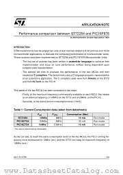 AN1151 datasheet pdf SGS Thomson Microelectronics