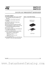 M48T212V datasheet pdf SGS Thomson Microelectronics