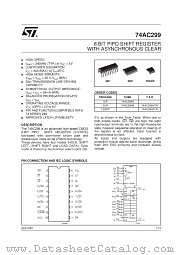 74AC299B datasheet pdf SGS Thomson Microelectronics