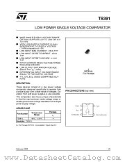 TS391ILT datasheet pdf SGS Thomson Microelectronics