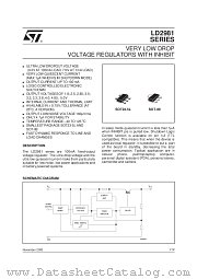 LD2981ABM33TR datasheet pdf SGS Thomson Microelectronics