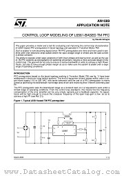 AN1089 datasheet pdf SGS Thomson Microelectronics