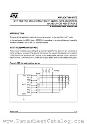 AN980 datasheet pdf SGS Thomson Microelectronics