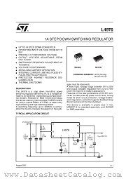 L4976D datasheet pdf SGS Thomson Microelectronics