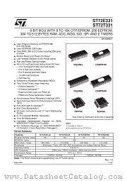ST72331J2 datasheet pdf SGS Thomson Microelectronics