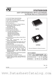 ST6285B datasheet pdf SGS Thomson Microelectronics