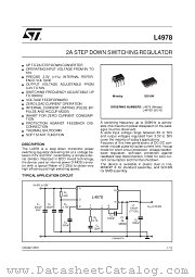 L4978D datasheet pdf SGS Thomson Microelectronics