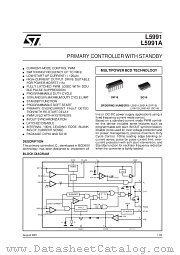 L5991D datasheet pdf SGS Thomson Microelectronics