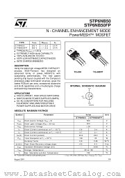 STP6NB50FP datasheet pdf SGS Thomson Microelectronics