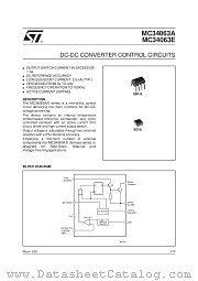 MC34063EBD-TR datasheet pdf SGS Thomson Microelectronics