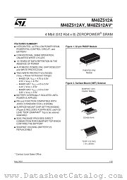 M48Z512AY-85PM1 datasheet pdf SGS Thomson Microelectronics