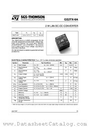 GS2TX-9A datasheet pdf SGS Thomson Microelectronics