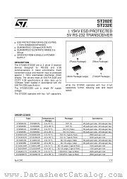 ST232E datasheet pdf SGS Thomson Microelectronics