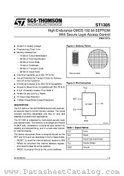 ST1305 datasheet pdf SGS Thomson Microelectronics