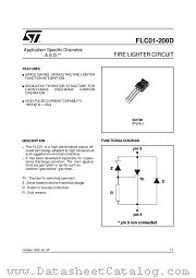 FLC01-200D datasheet pdf SGS Thomson Microelectronics