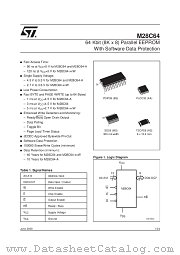 M28C64 datasheet pdf SGS Thomson Microelectronics