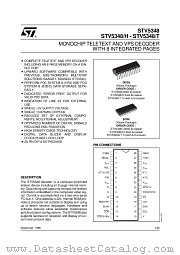 STV5348T datasheet pdf SGS Thomson Microelectronics
