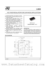 L4952D datasheet pdf SGS Thomson Microelectronics
