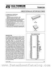 TS68230 datasheet pdf SGS Thomson Microelectronics