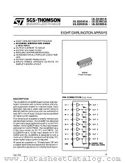 ULQ2803A datasheet pdf SGS Thomson Microelectronics
