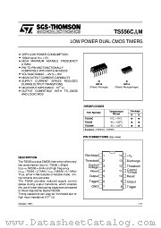 TS556CD datasheet pdf SGS Thomson Microelectronics