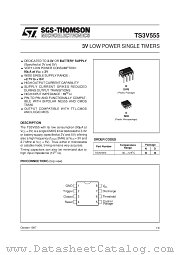 TS3V555IN datasheet pdf SGS Thomson Microelectronics