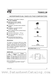 TS393 datasheet pdf SGS Thomson Microelectronics