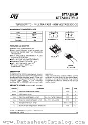 STTA2512P datasheet pdf SGS Thomson Microelectronics