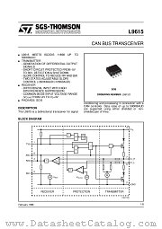 L9615 datasheet pdf SGS Thomson Microelectronics