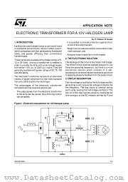 AN528 datasheet pdf SGS Thomson Microelectronics