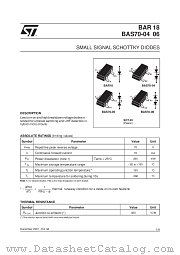 BAS70-04FILM datasheet pdf SGS Thomson Microelectronics