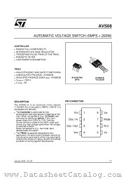 AVS08CBI datasheet pdf SGS Thomson Microelectronics