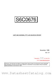 S6C0676 datasheet pdf Samsung Electronic