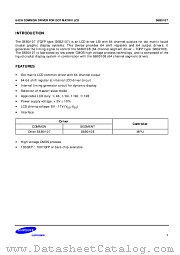 S6B0107 datasheet pdf Samsung Electronic