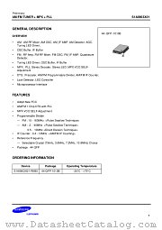 S1A0903X01 datasheet pdf Samsung Electronic