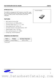 KA8516 datasheet pdf Samsung Electronic