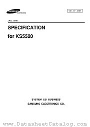KS5520 datasheet pdf Samsung Electronic