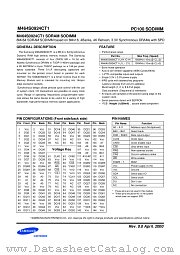M464S0924CT1 datasheet pdf Samsung Electronic