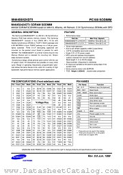 M464S0424DT1 datasheet pdf Samsung Electronic
