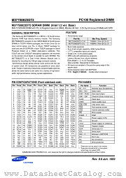 M377S0823DT3 datasheet pdf Samsung Electronic
