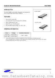 KA2271B datasheet pdf Samsung Electronic