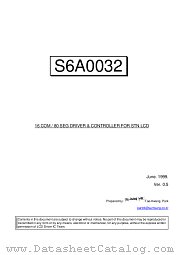 S6A0032 datasheet pdf Samsung Electronic