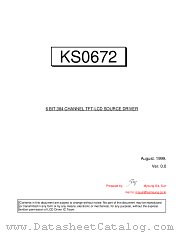 KS0672 datasheet pdf Samsung Electronic