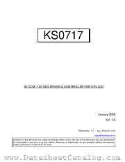 KS0717 datasheet pdf Samsung Electronic