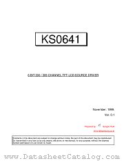 KS0641 datasheet pdf Samsung Electronic