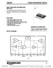 KA22242 datasheet pdf Samsung Electronic