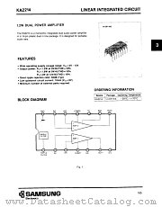 KA2214 datasheet pdf Samsung Electronic